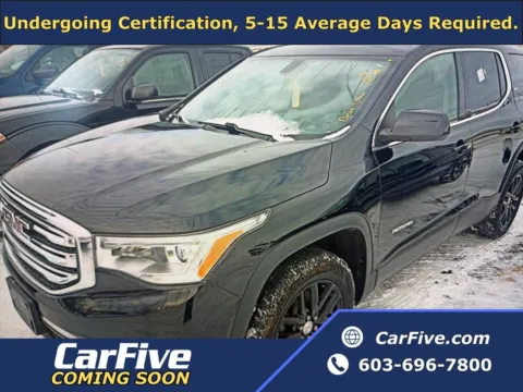 Black 2019 GMC Acadia SLT-1 for sale in Plaistow, NH