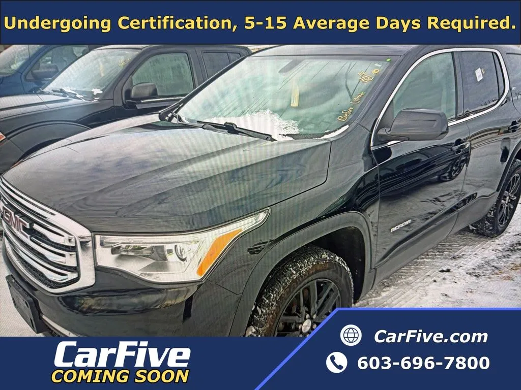 Black 2019 GMC Acadia SLT-1 for sale in Plaistow, NH