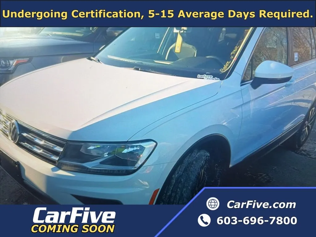 White 2021 Volkswagen Tiguan 2.0T SE for sale in Plaistow, NH