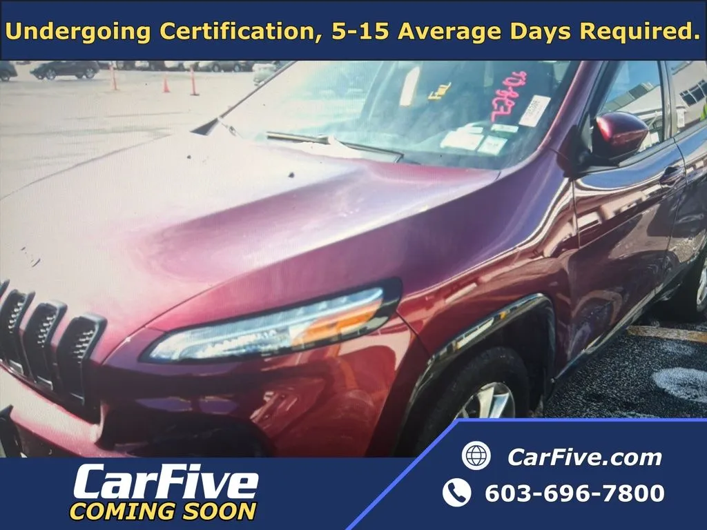 Red 2018 Jeep Cherokee Latitude for sale in Plaistow, NH