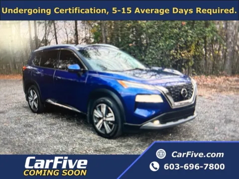 Blue 2021 Nissan Rogue SL for sale in Plaistow, NH