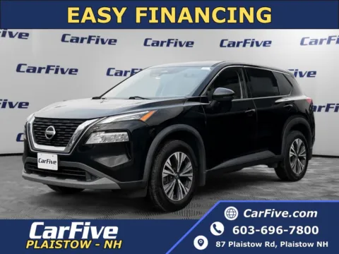 Black 2021 Nissan Rogue SV for sale in Plaistow, NH