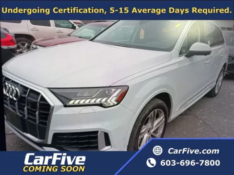 White 2023 Audi Q7 55 Premium Plus for sale in Plaistow, NH