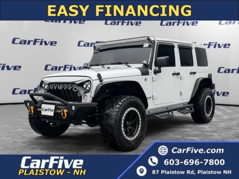 White 2017 Jeep Wrangler Unlimited Sahara for sale in Plaistow, NH