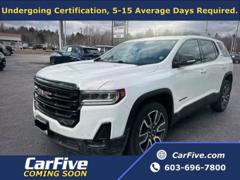 White 2021 GMC Acadia SLT for sale in Plaistow, NH