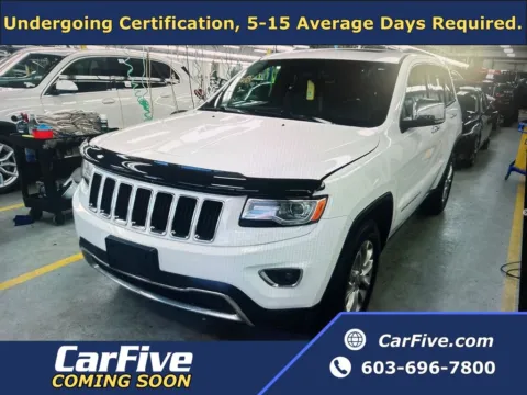 White 2015 Jeep Grand Cherokee Limited for sale in Plaistow, NH