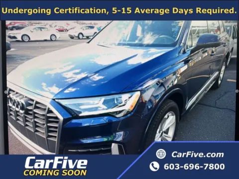 Blue 2022 Audi Q7 55 Premium for sale in Plaistow, NH