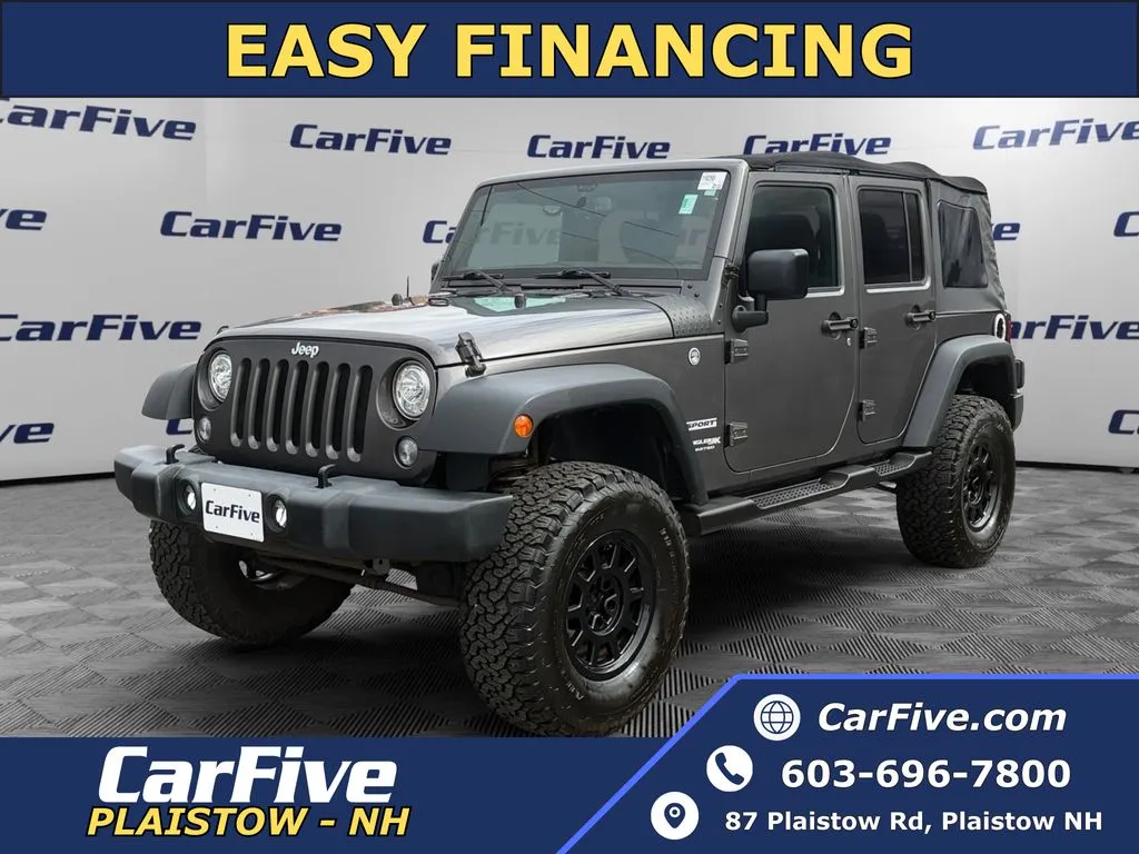 2018 Jeep Wrangler JK Unlimited Sport for sale in Plaistow, NH