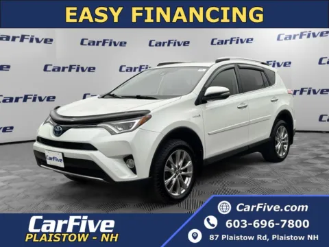 White 2016 Toyota RAV4 Hybrid Limited for sale in Plaistow, NH