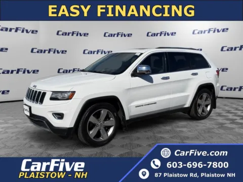 White 2014 Jeep Grand Cherokee Limited for sale in Plaistow, NH