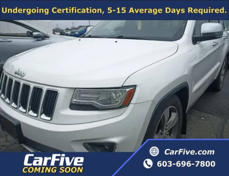 White 2014 Jeep Grand Cherokee Limited for sale in Plaistow, NH