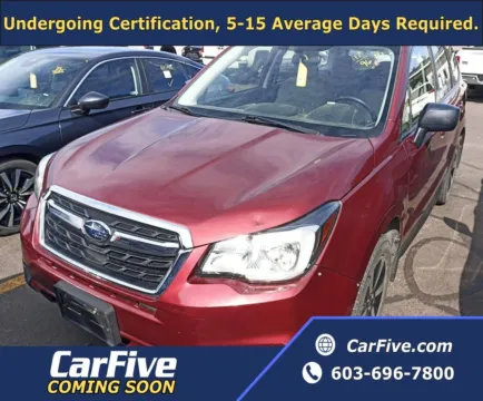 Red 2017 Subaru Forester 2.5i for sale in Plaistow, NH