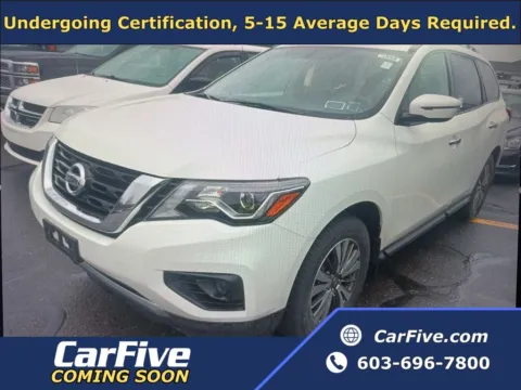 White 2018 Nissan Pathfinder S for sale in Plaistow, NH