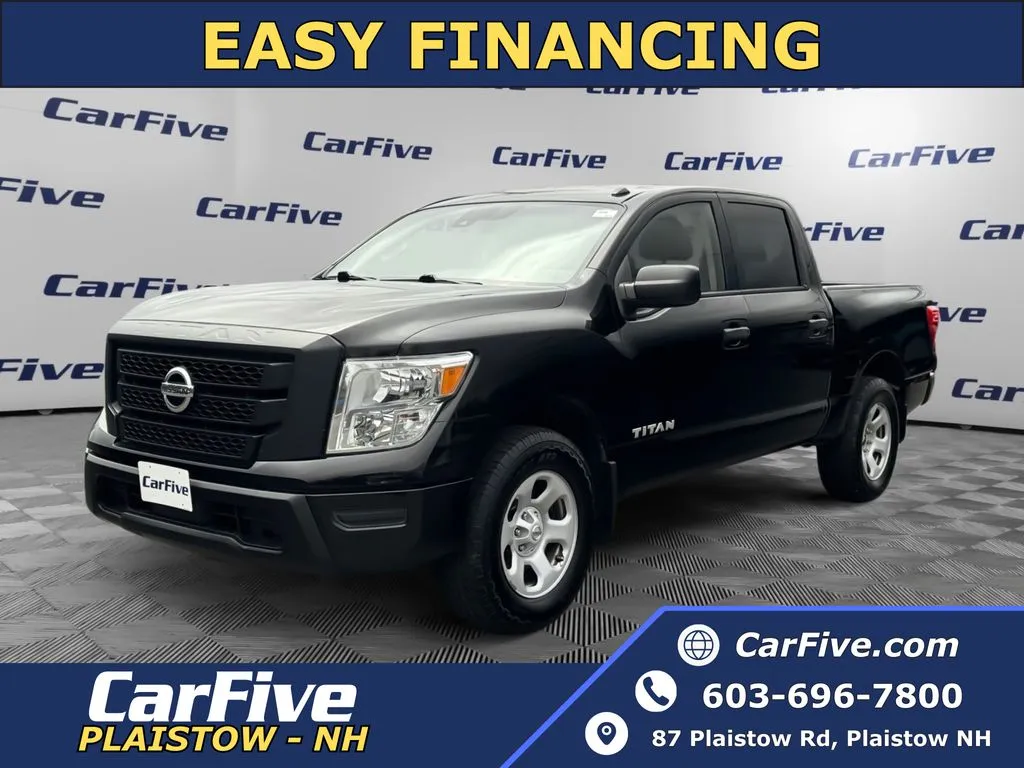 Black 2021 Nissan Titan S for sale in Plaistow, NH