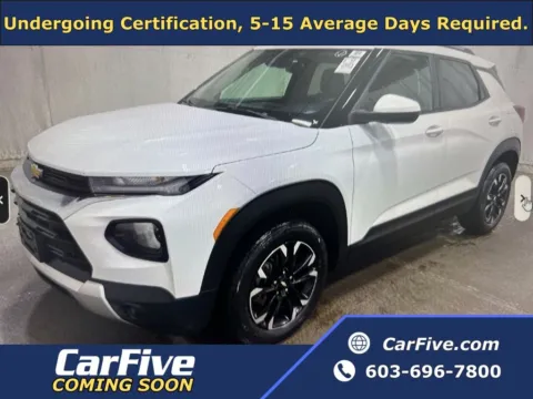 White 2021 Chevrolet TrailBlazer LT for sale in Plaistow, NH