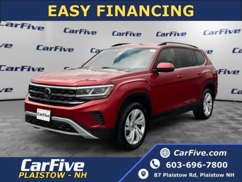 Red 2023 Volkswagen Atlas 3.6L V6 SE w/Technology for sale in Plaistow, NH