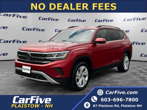 Red 2023 Volkswagen Atlas 3.6L V6 SE w/Technology for sale in Plaistow, NH