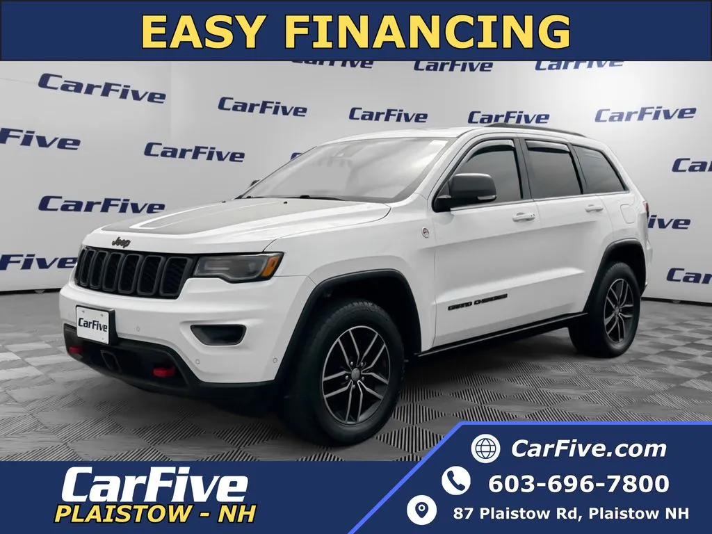 Blue 2017 Jeep Grand Cherokee Trailhawk for sale in Plaistow, NH