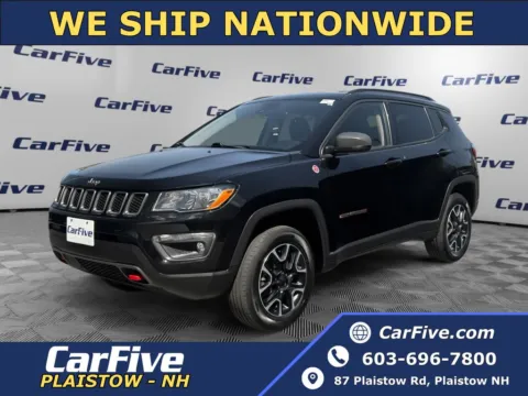 Black 2021 Jeep Compass Trailhawk for sale in Plaistow, NH