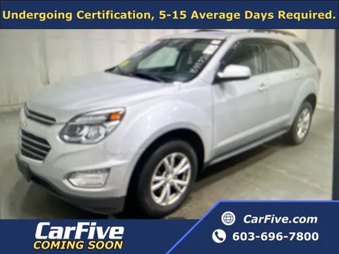 Silver 2017 Chevrolet Equinox LT for sale in Plaistow, NH