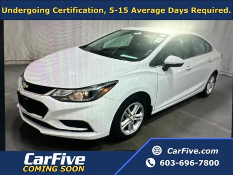White 2017 Chevrolet Cruze LT for sale in Plaistow, NH
