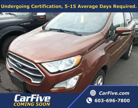 Red 2019 Ford EcoSport SE for sale in Plaistow, NH