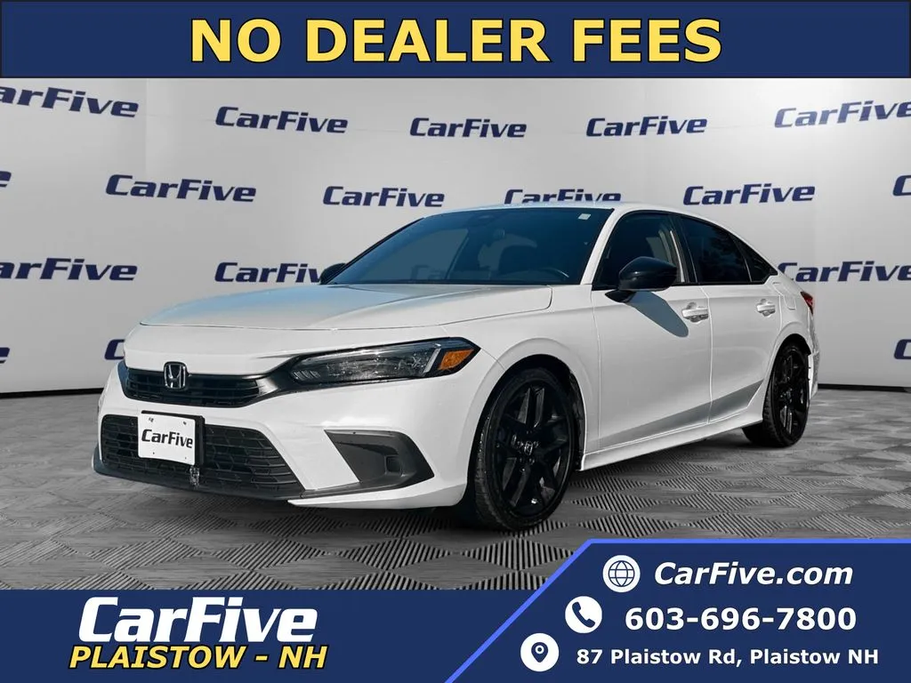 White 2024 Honda Civic Sport for sale in Plaistow, NH