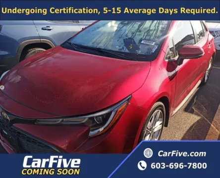 Red 2022 Toyota Corolla Hatchback SE for sale in Plaistow, NH