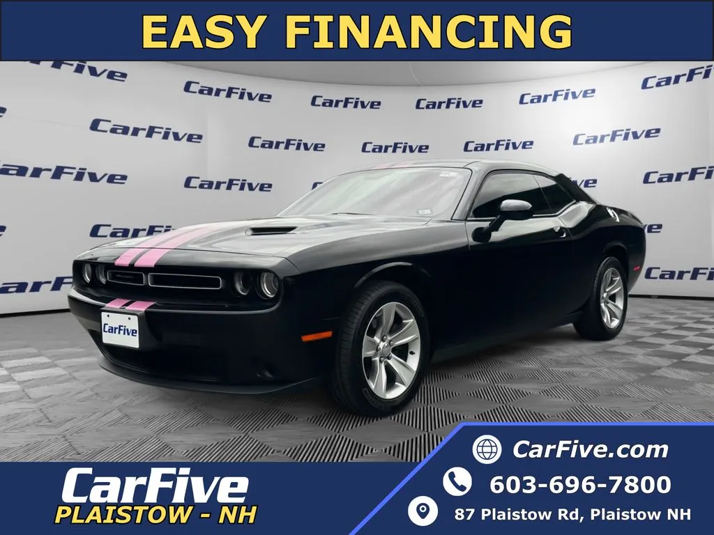 Black 2020 Dodge Challenger SXT for sale in Plaistow, NH