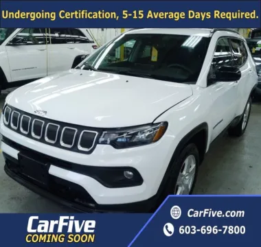 White 2022 Jeep Compass Latitude for sale in Plaistow, NH