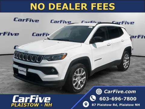 White 2022 Jeep Compass Latitude Lux for sale in Plaistow, NH