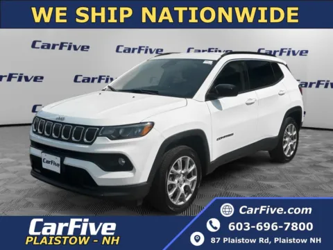 White 2022 Jeep Compass Latitude Lux for sale in Plaistow, NH