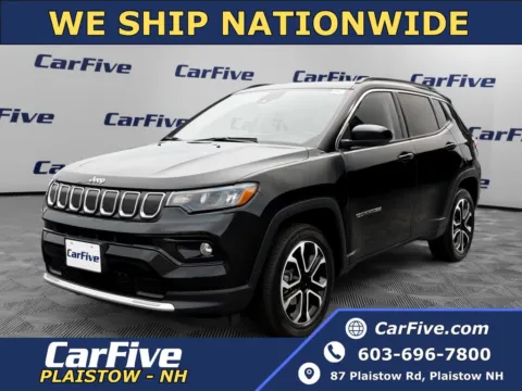 Black 2022 Jeep Compass Limited for sale in Plaistow, NH