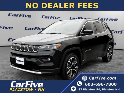 Black 2022 Jeep Compass Limited for sale in Plaistow, NH