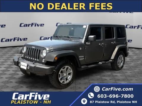 Gray 2017 Jeep Wrangler Unlimited Sport for sale in Plaistow, NH