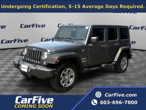 Gray 2017 Jeep Wrangler Unlimited Sport for sale in Plaistow, NH