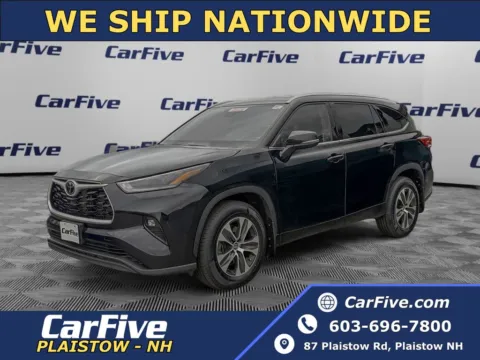 Black 2021 Toyota Highlander XLE for sale in Plaistow, NH