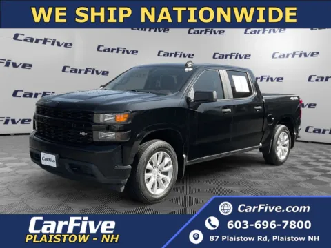 Black 2020 Chevrolet Silverado 1500 Custom for sale in Plaistow, NH