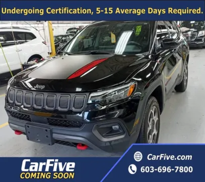Black 2022 Jeep Compass Trailhawk for sale in Plaistow, NH