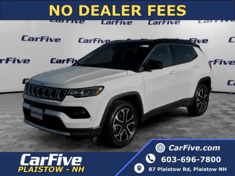 White 2023 Jeep Compass Limited for sale in Plaistow, NH