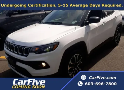 White 2023 Jeep Compass Limited for sale in Plaistow, NH