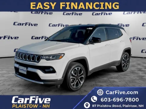 White 2023 Jeep Compass Limited for sale in Plaistow, NH