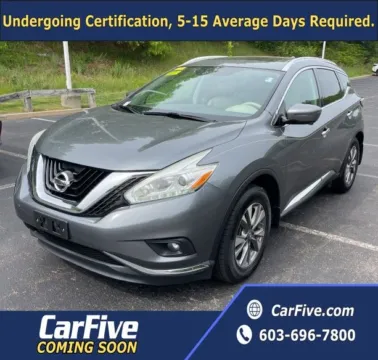 Gray 2017 Nissan Murano SL for sale in Plaistow, NH
