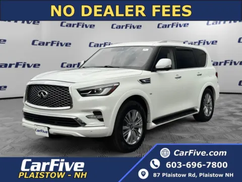 White 2019 INFINITI QX80 LUXE for sale in Plaistow, NH