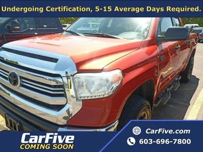 Red 2017 Toyota Tundra SR5 for sale in Plaistow, NH