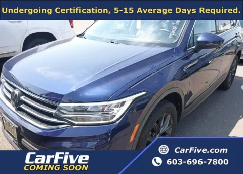 Blue 2022 Volkswagen Tiguan 2.0T SE for sale in Plaistow, NH