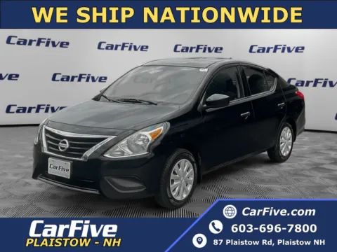 Black 2018 Nissan Versa 1.6 S for sale in Plaistow, NH