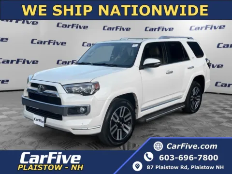 White 2016 Toyota 4Runner Limited for sale in Plaistow, NH