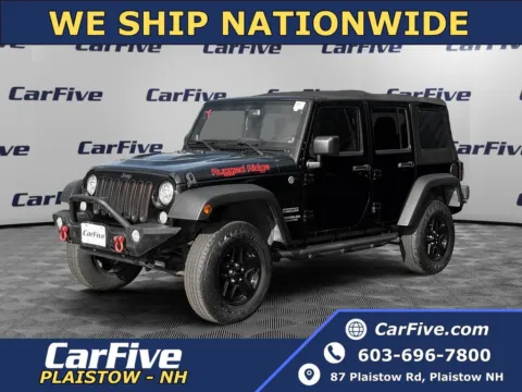 Black 2013 Jeep Wrangler Unlimited Sport for sale in Plaistow, NH