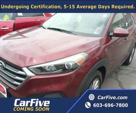 Red 2018 Hyundai Tucson SE for sale in Plaistow, NH